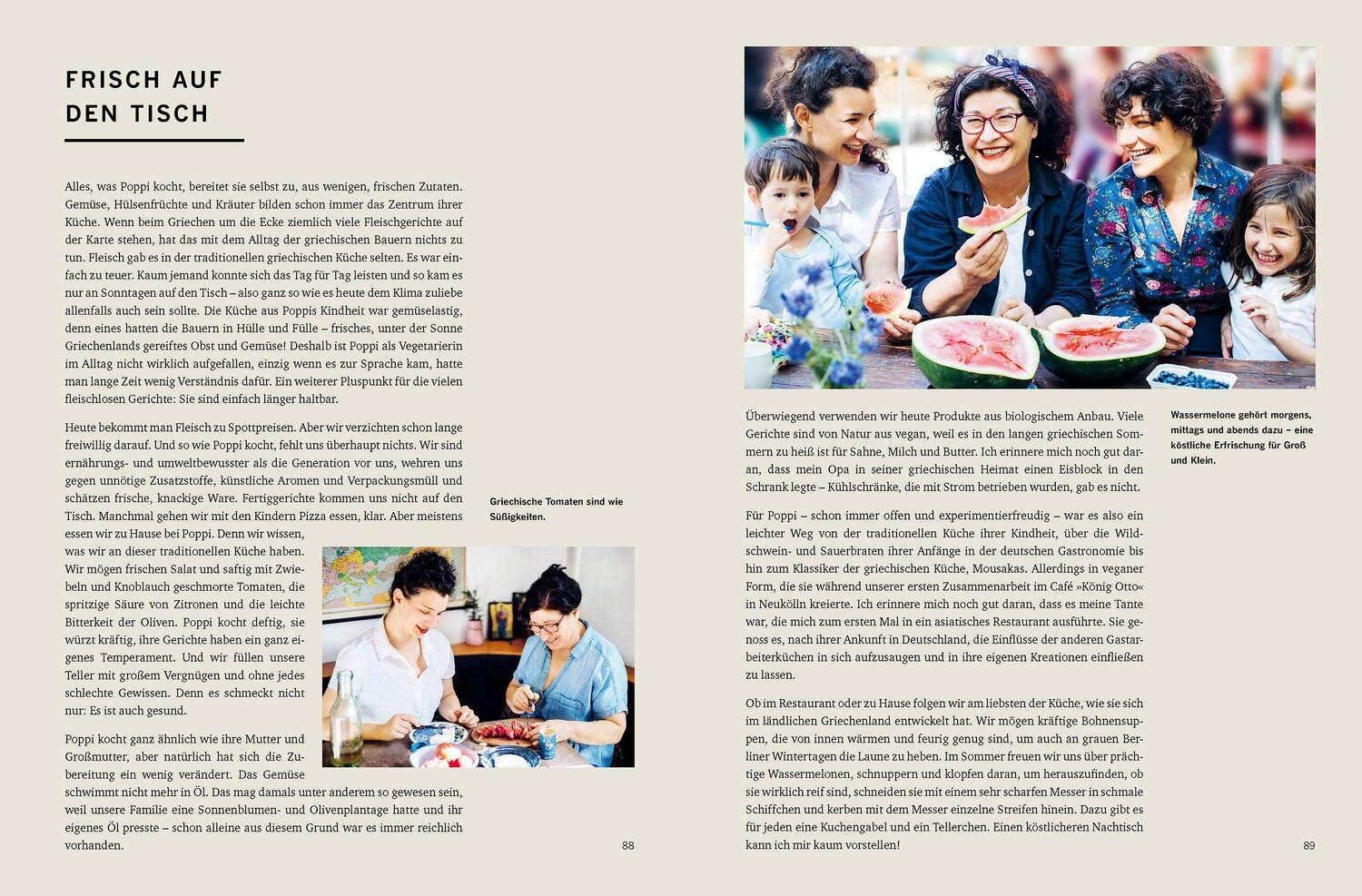 Bild: 9783832199494 | Tante Poppis Küche | Griechische vegetarische Familienrezepte | Buch