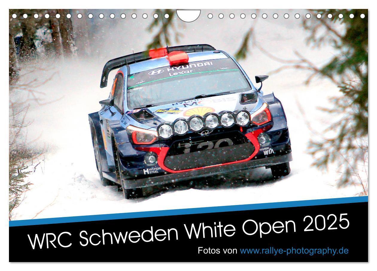 Cover: 9783435343935 | WRC Schweden White Open 2025 (Wandkalender 2025 DIN A4 quer),...