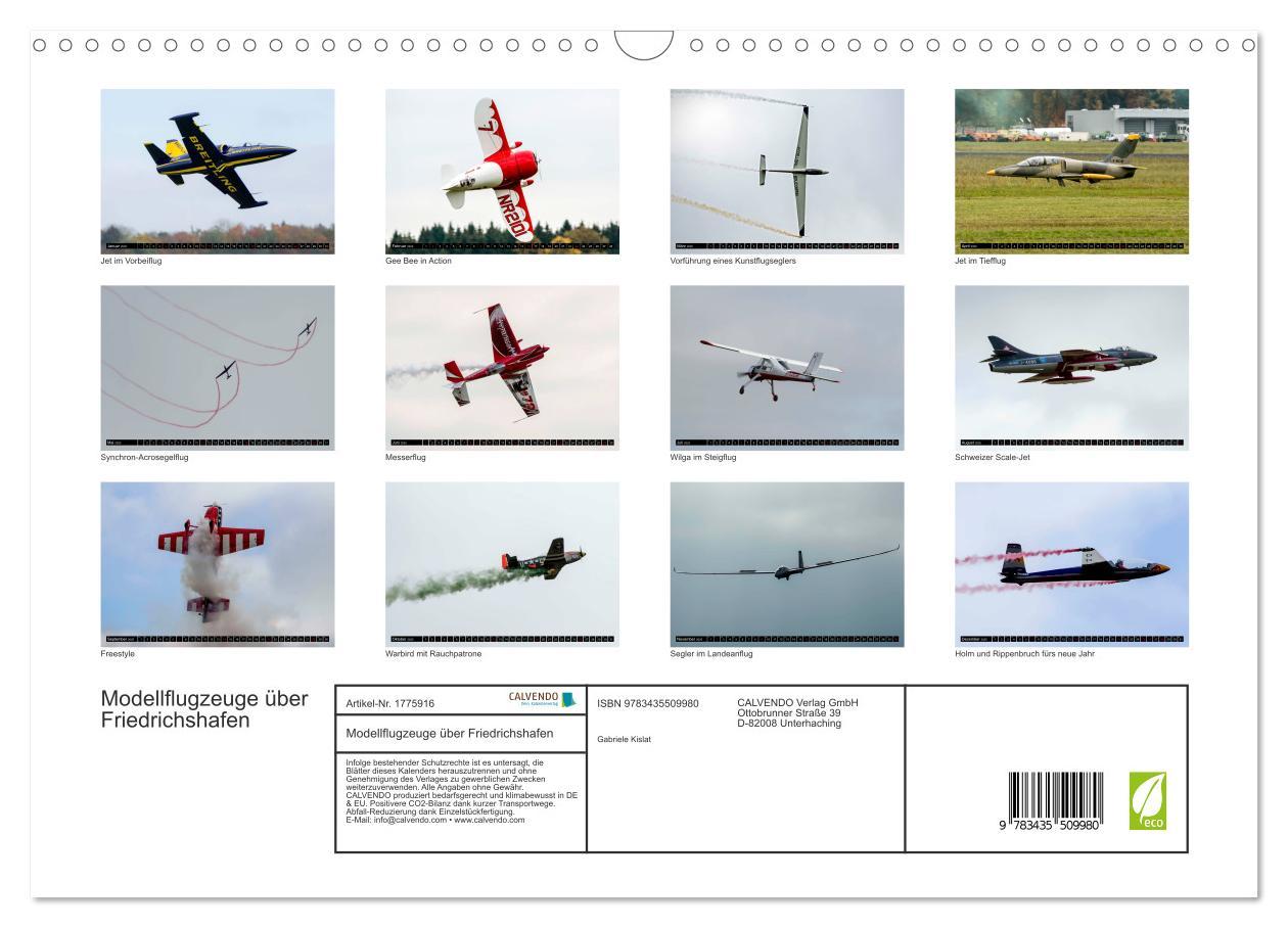 Bild: 9783435509980 | Modellflugzeuge über Friedrichshafen (Wandkalender 2025 DIN A3...