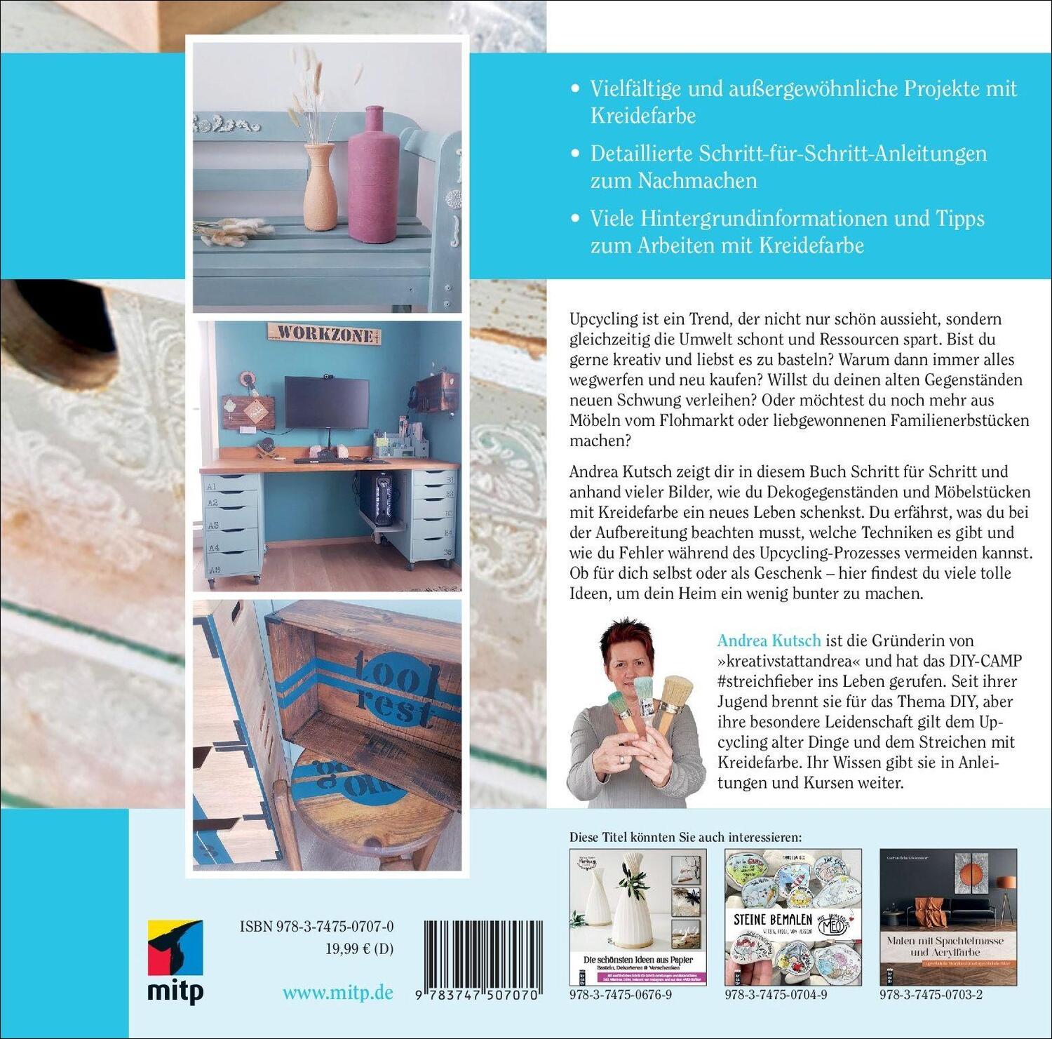 Rückseite: 9783747507070 | Die schönsten Upcycling-Ideen mit Kreidefarbe | Andrea Kutsch | Buch