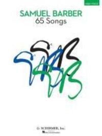 Cover: 9781423491262 | Samuel Barber: 65 Songs: High Voice | Richard Walters | Taschenbuch