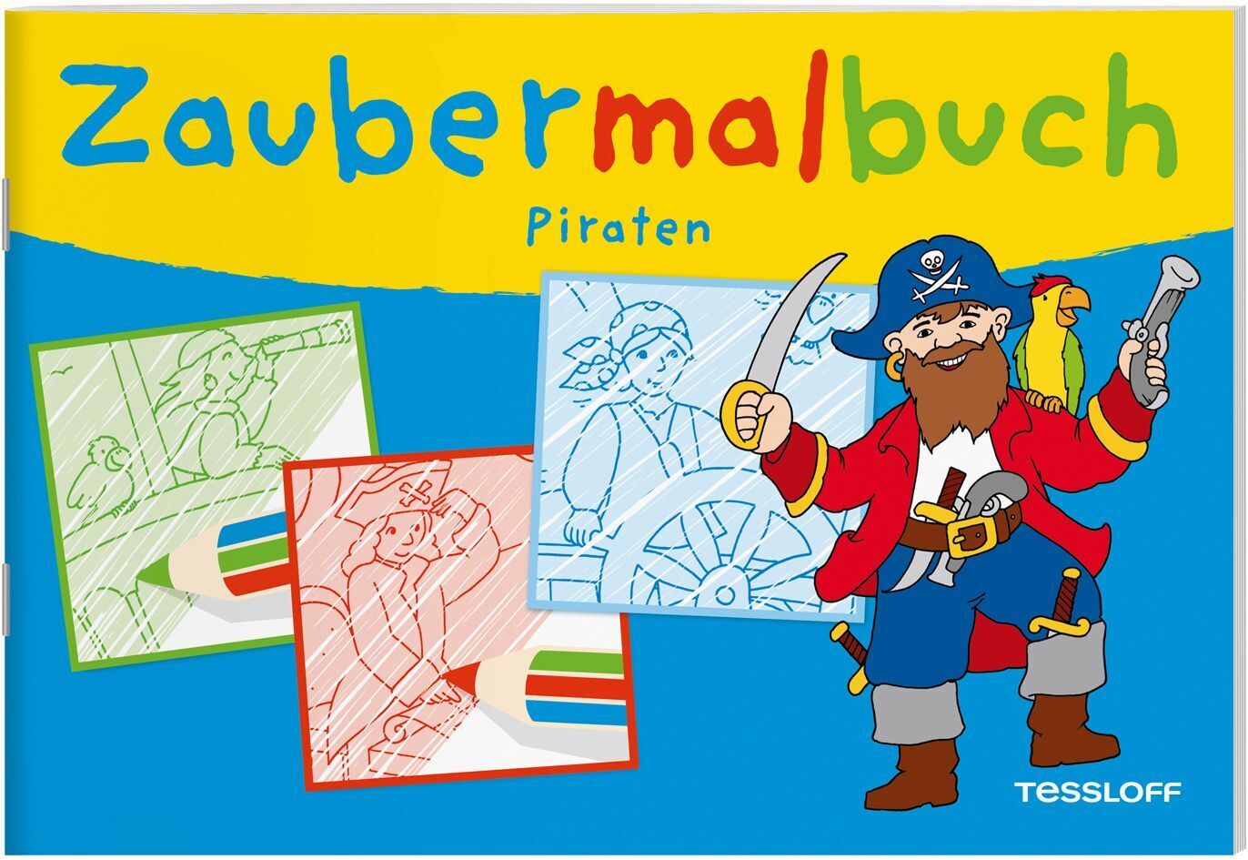 Cover: 9783788638047 | Zaubermalbuch Piraten | Corina Beurenmeister (u. a.) | Taschenbuch