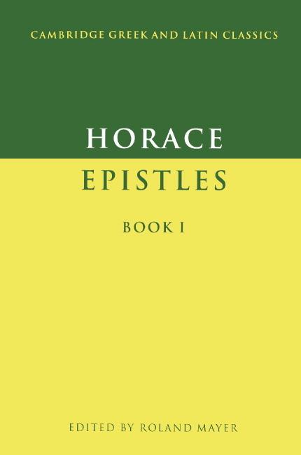 Cover: 9780521277549 | Epistles Book I | Horace | Taschenbuch | Englisch | 2002