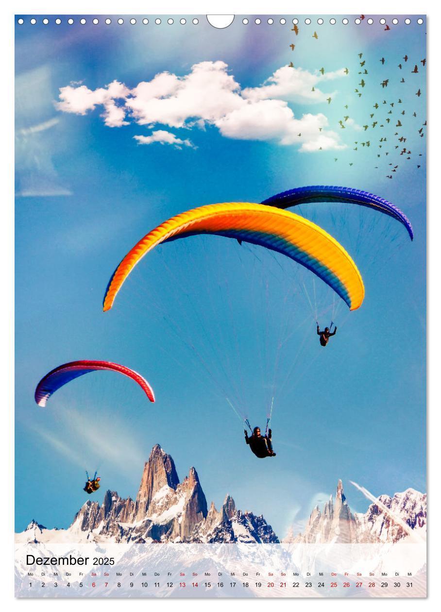 Bild: 9783435931422 | Paragliding - einfach Spaß (Wandkalender 2025 DIN A3 hoch),...