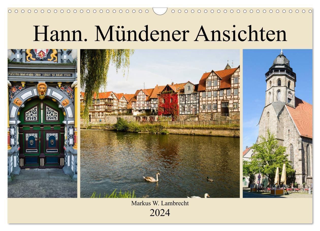 Cover: 9783675458987 | Hann. Mündener Ansichten (Wandkalender 2024 DIN A3 quer), CALVENDO...