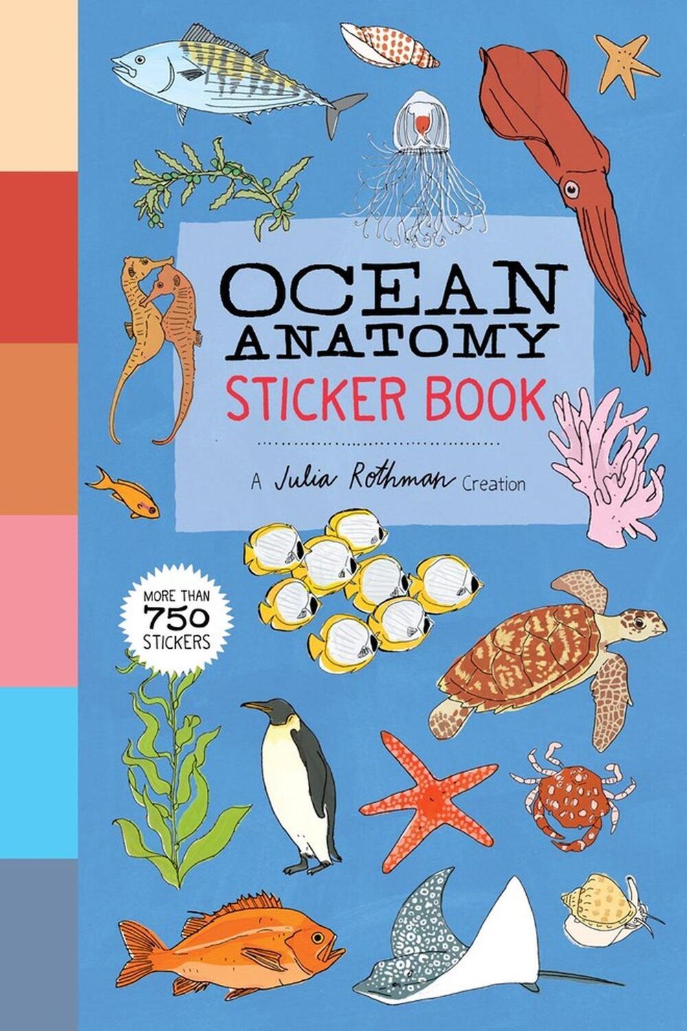Cover: 9781635865370 | Ocean Anatomy Sticker Book | Julia Rothman | Taschenbuch | Englisch