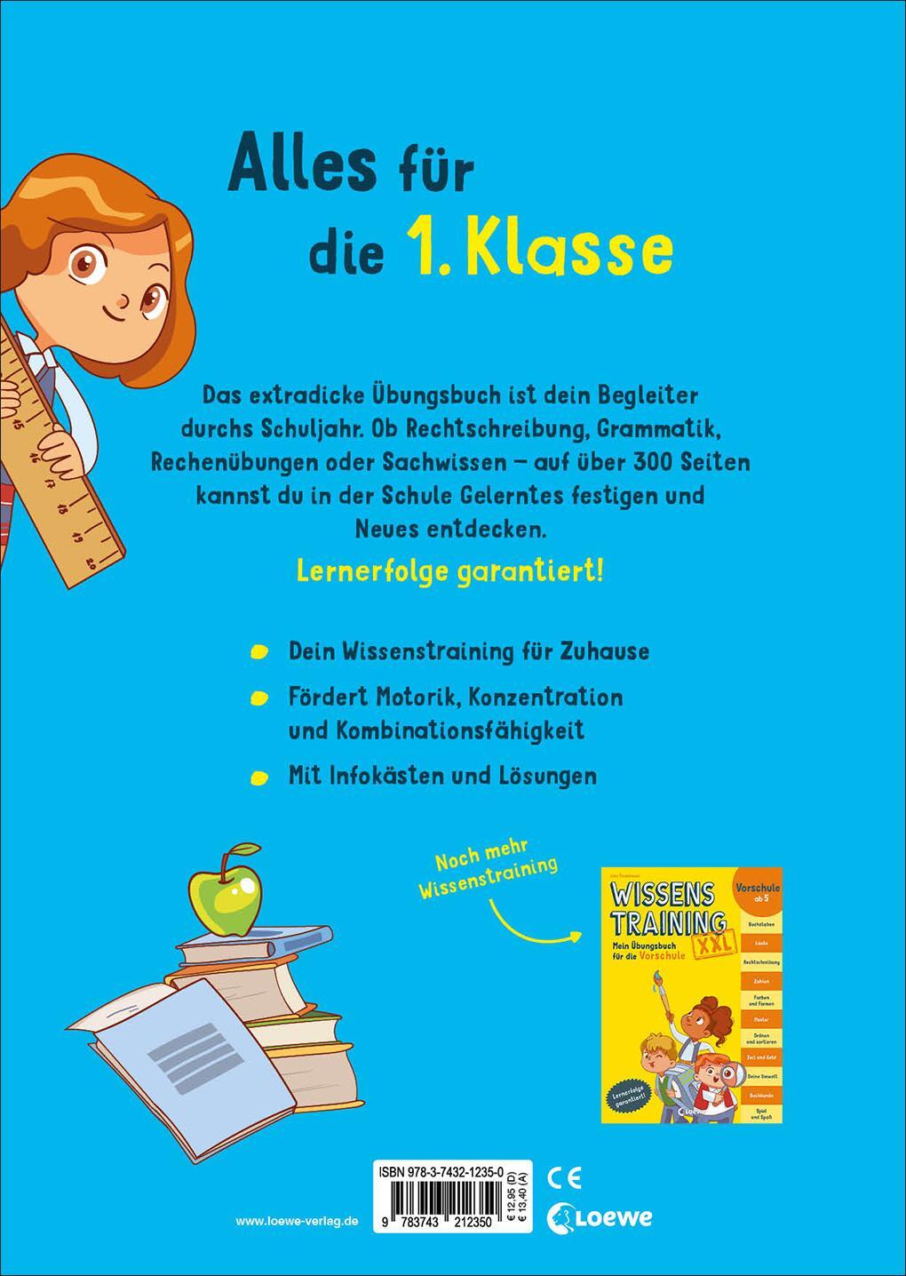 Rückseite: 9783743212350 | Wissenstraining XXL - Mein Übungsbuch für die 1. Klasse | Trumbauer