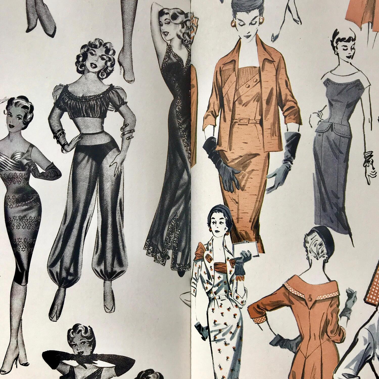 Bild: 9789460091070 | 1950s Fashion | Gift &amp; Creative Paper Book Vol. 94 | Pepin Van Roojen