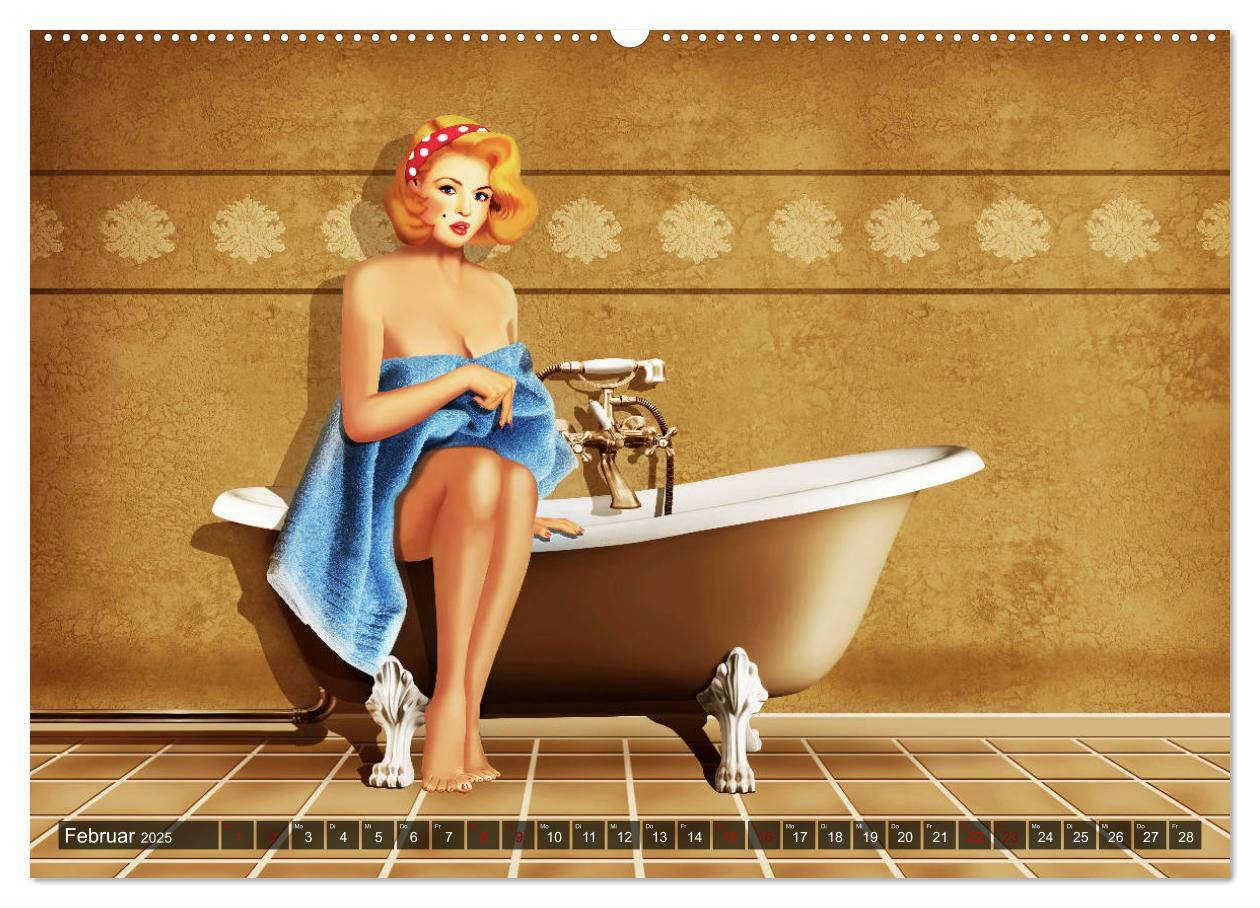 Bild: 9783435378098 | Pin-Up Girls im Retro Style by Mausopardia (Wandkalender 2025 DIN...