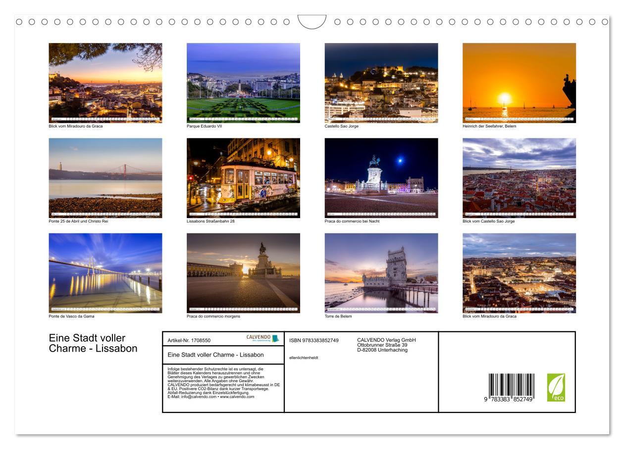 Bild: 9783383852749 | Eine Stadt voller Charme - Lissabon (Wandkalender 2025 DIN A3...