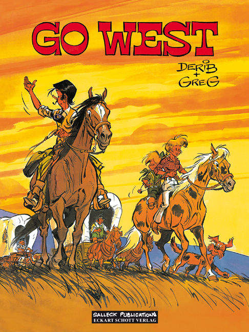 Cover: 9783899084986 | Go West | Die Abenteuer des Barnaby Bumper | Michel Greg | Buch | 2014
