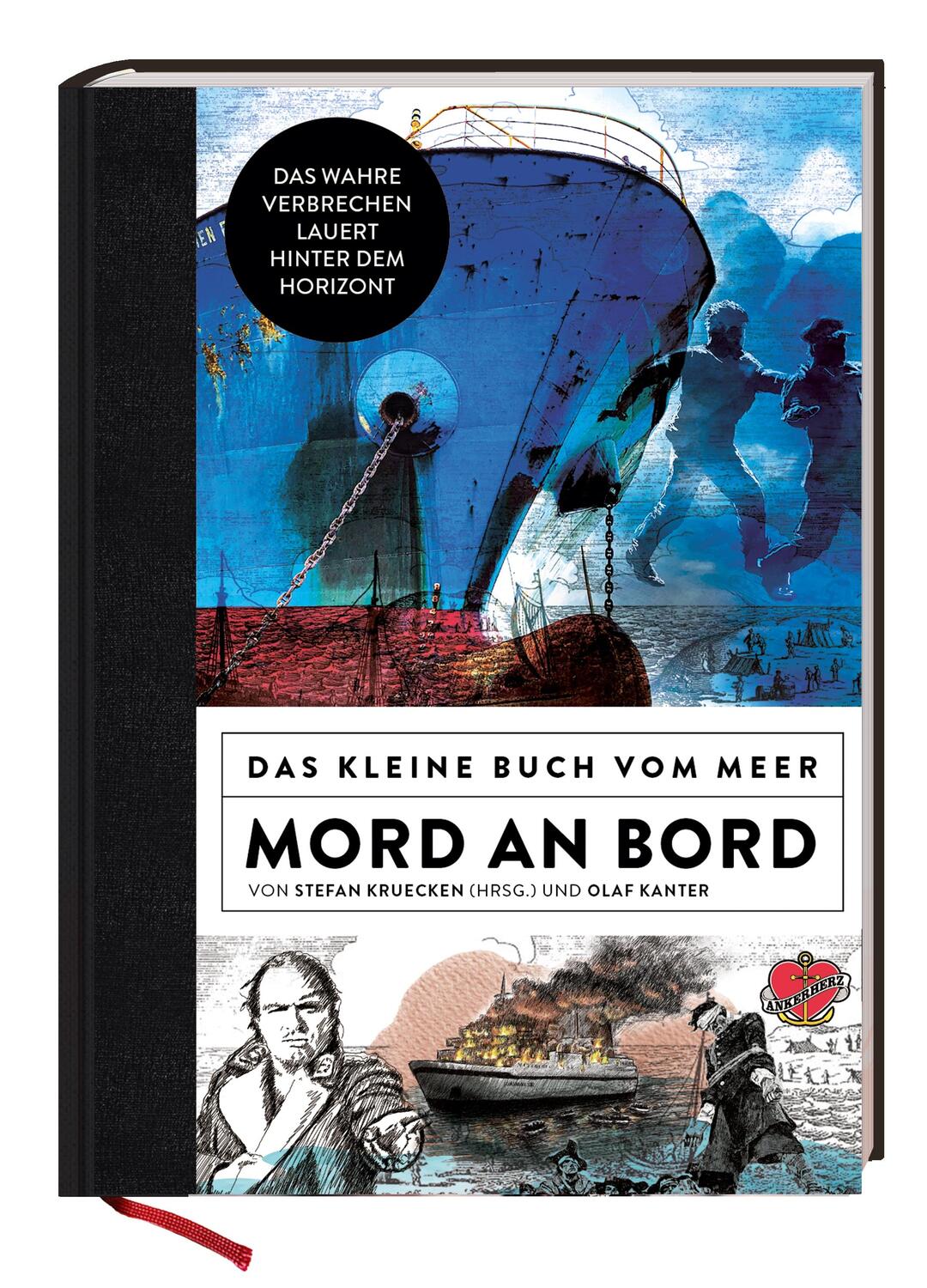 Cover: 9783945877562 | Mord an Bord - Das kleine Buch vom Meer | Stefan Kruecken (u. a.)