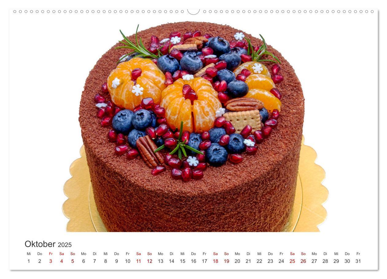 Bild: 9783383927911 | Köstliche Kuchen (Wandkalender 2025 DIN A2 quer), CALVENDO...