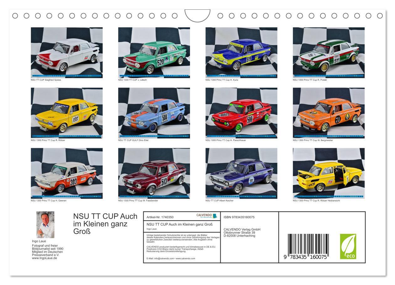 Bild: 9783435160075 | NSU TT CUP Auch im Kleinen ganz Groß (Wandkalender 2025 DIN A4...