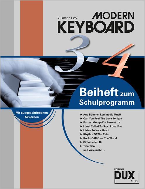 Cover: 4031658010185 | Modern Keyboard, Beiheft 3-4 | Beiheft 3-4 zur Schule | Günter Loy