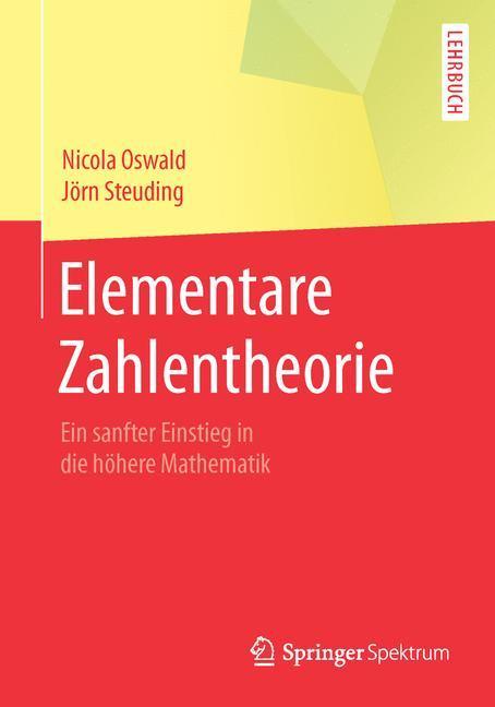 Bild: 9783662442470 | Elementare Zahlentheorie | Jörn Steuding (u. a.) | Taschenbuch | XIII