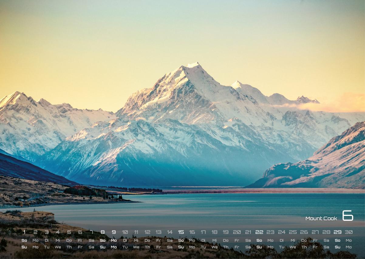 Bild: 9783986734183 | Neuseeland - Das Land der langen weißen Wolke - 2025 - Kalender DIN A3