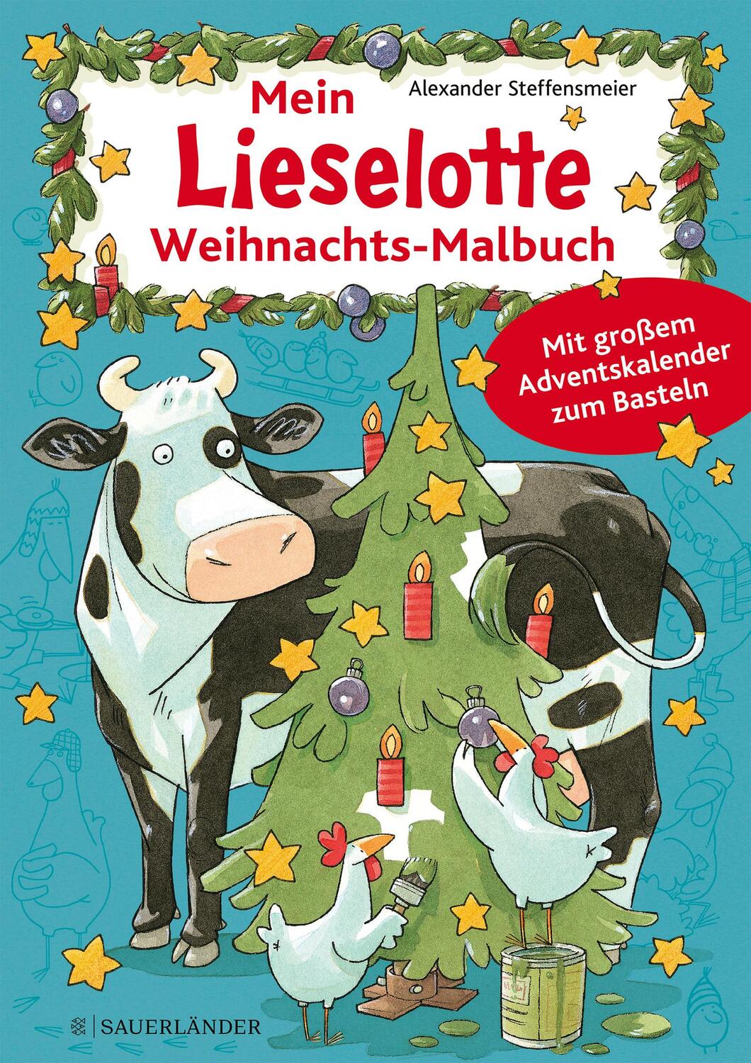 Cover: 9783737372374 | Mein Lieselotte Weihnachts-Malbuch | Alexander Steffensmeier | 32 S.