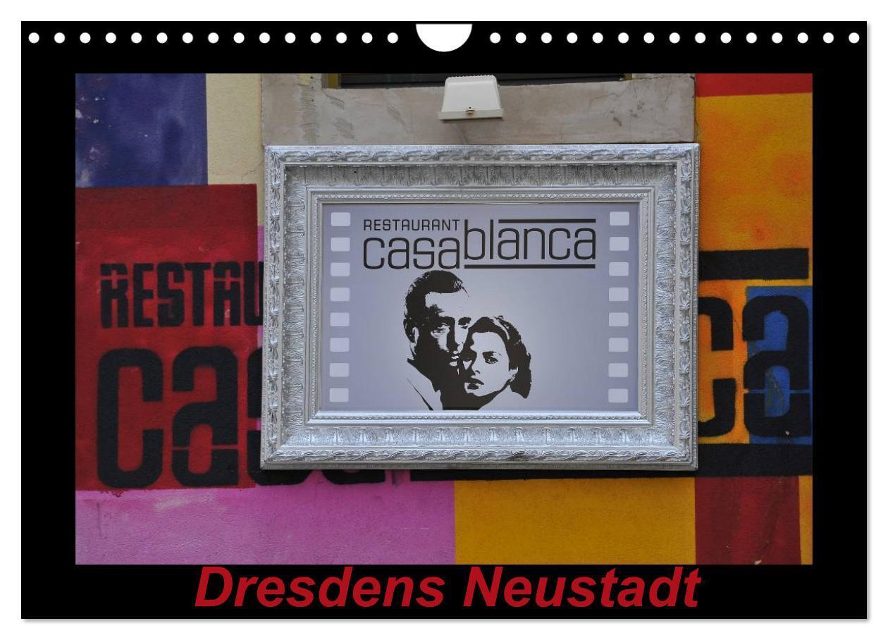 Cover: 9783435823925 | Dresdens Neustadt (Wandkalender 2025 DIN A4 quer), CALVENDO...