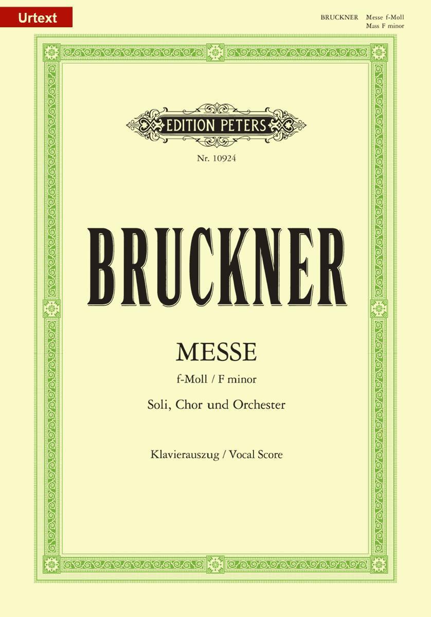 Cover: 9790014107895 | Mass in F Minor Wab 28 (Vocal Score) | Anton Bruckner | Taschenbuch