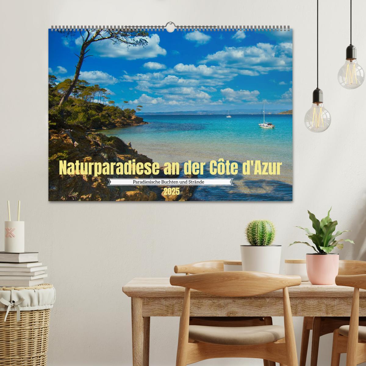 Bild: 9783435017164 | Naturparadiese an der Côte d'Azur (Wandkalender 2025 DIN A2 quer),...