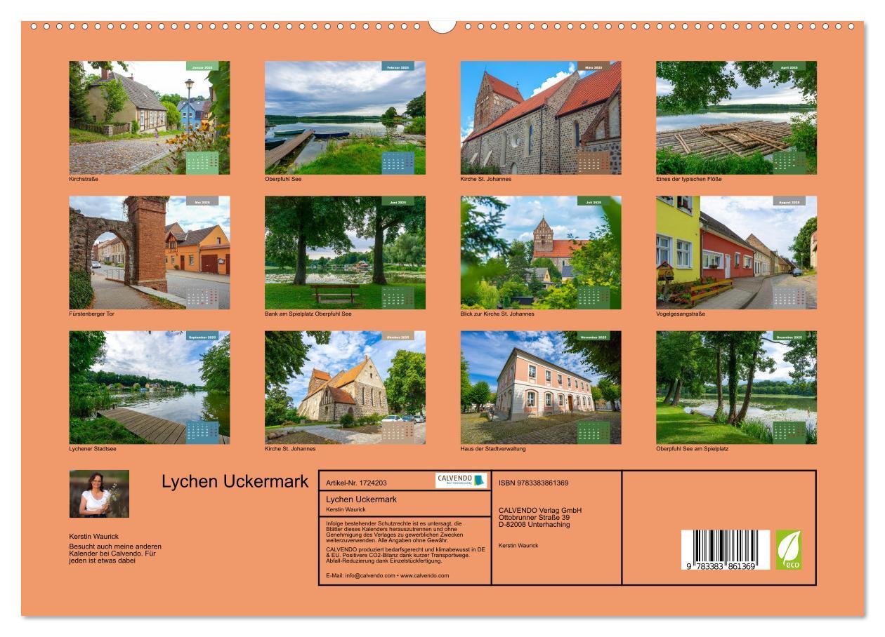 Bild: 9783383861369 | Lychen Uckermark (hochwertiger Premium Wandkalender 2025 DIN A2...