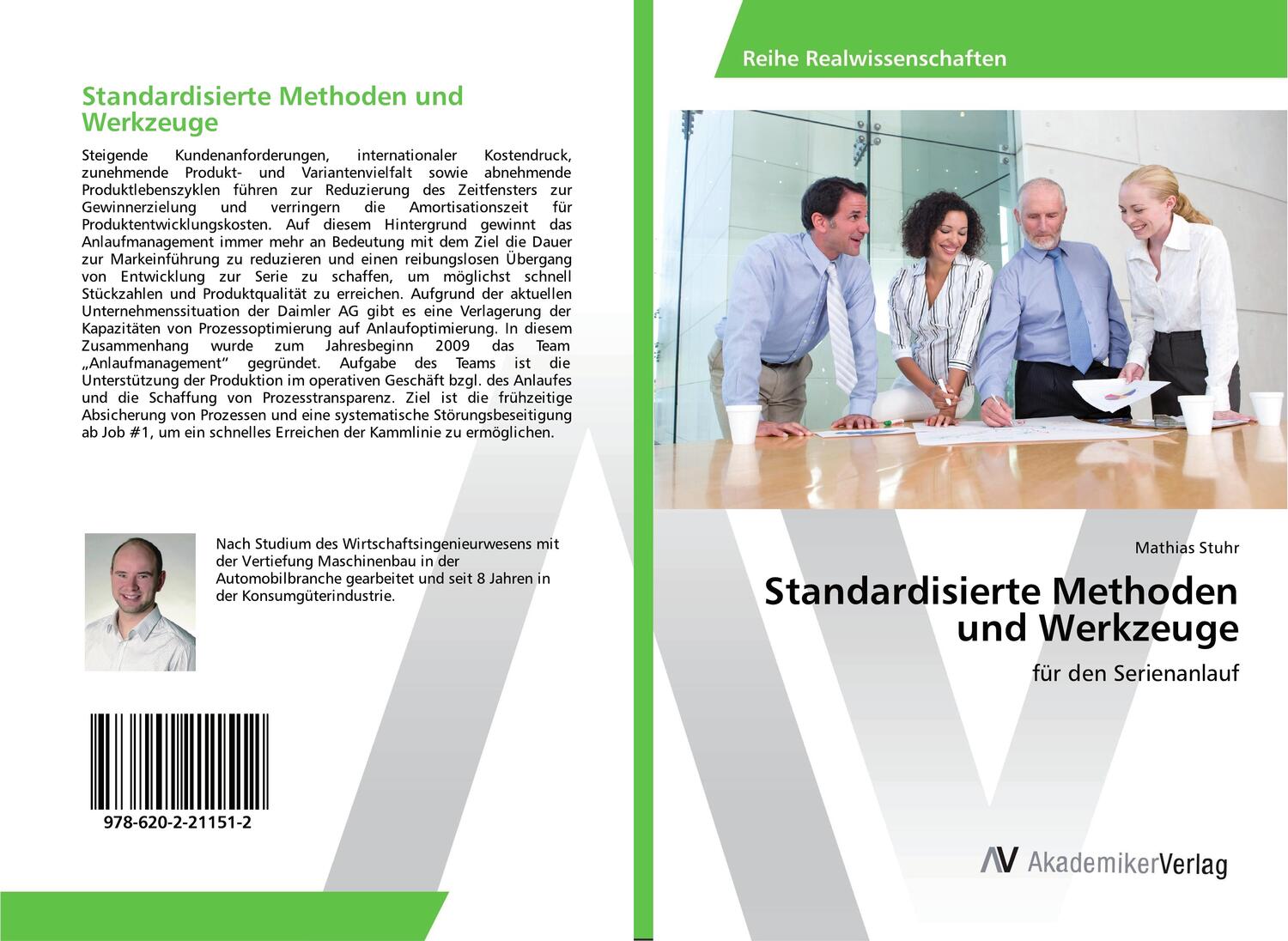 Cover: 9786202211512 | Standardisierte Methoden und Werkzeuge | für den Serienanlauf | Stuhr