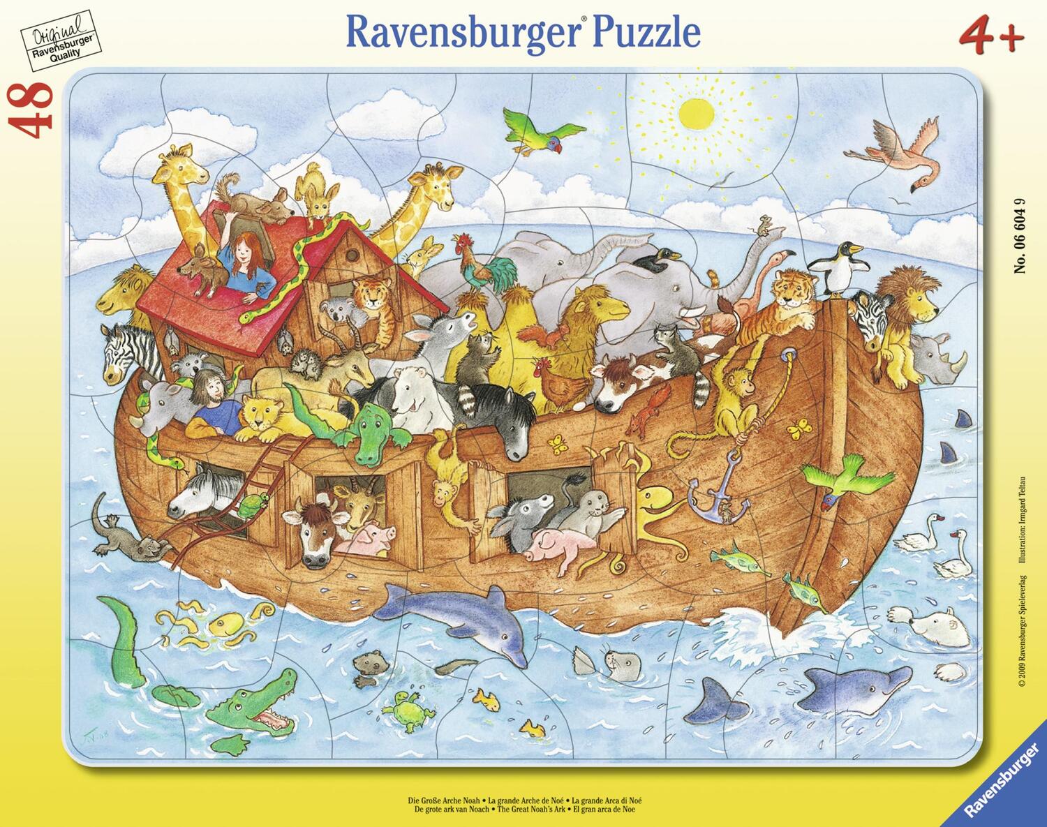 Bild: 4005556066049 | Die große Arche Noah. Puzzle 48 Teile | Spiel | Rahmenpuzzle | Deutsch