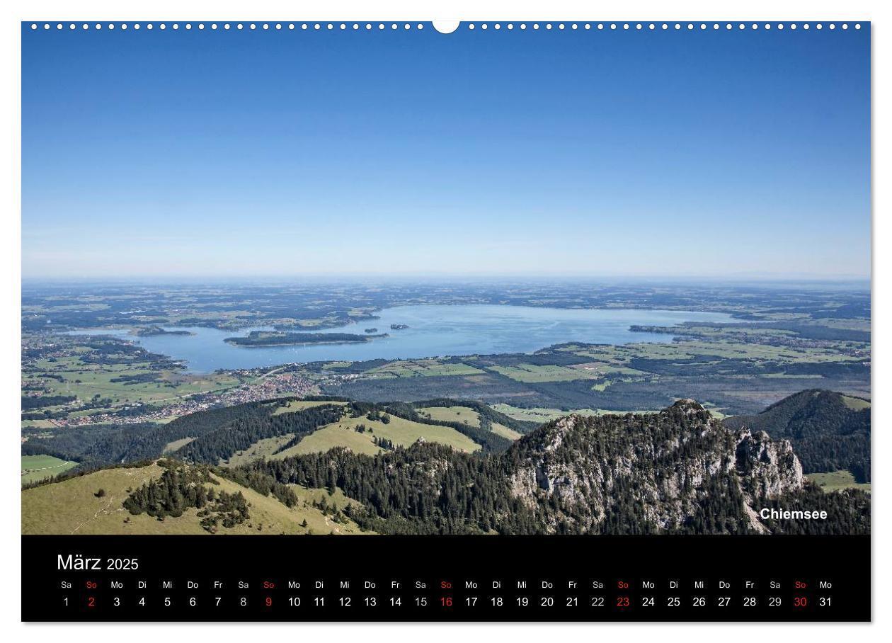 Bild: 9783435719396 | Oberbayerische Seen (Wandkalender 2025 DIN A2 quer), CALVENDO...