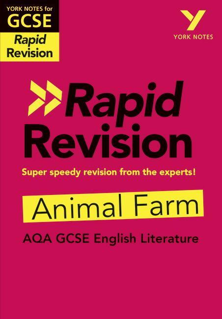 Cover: 9781292270982 | York Notes for AQA GCSE Rapid Revision: Animal Farm catch up,...