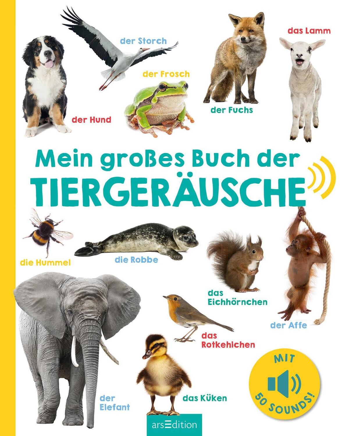 Bild: 9783845820361 | Mein großes Buch der Tiergeräusche | Buch | Hardcover mit Sound | 2017