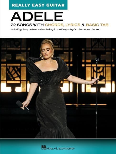 Cover: 9781705159620 | Adele - Really Easy Guitar: 22 Songs with Chords, Lyrics, and Basic...