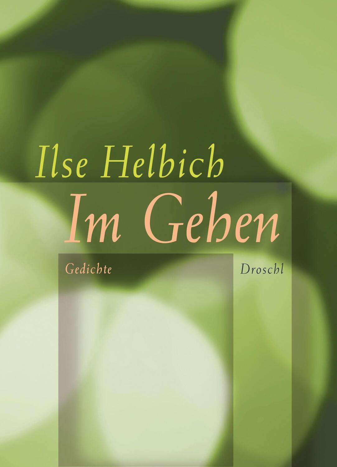 Cover: 9783990590027 | Im Gehen | Ilse Helbich | Buch | Deutsch | 2017 | EAN 9783990590027