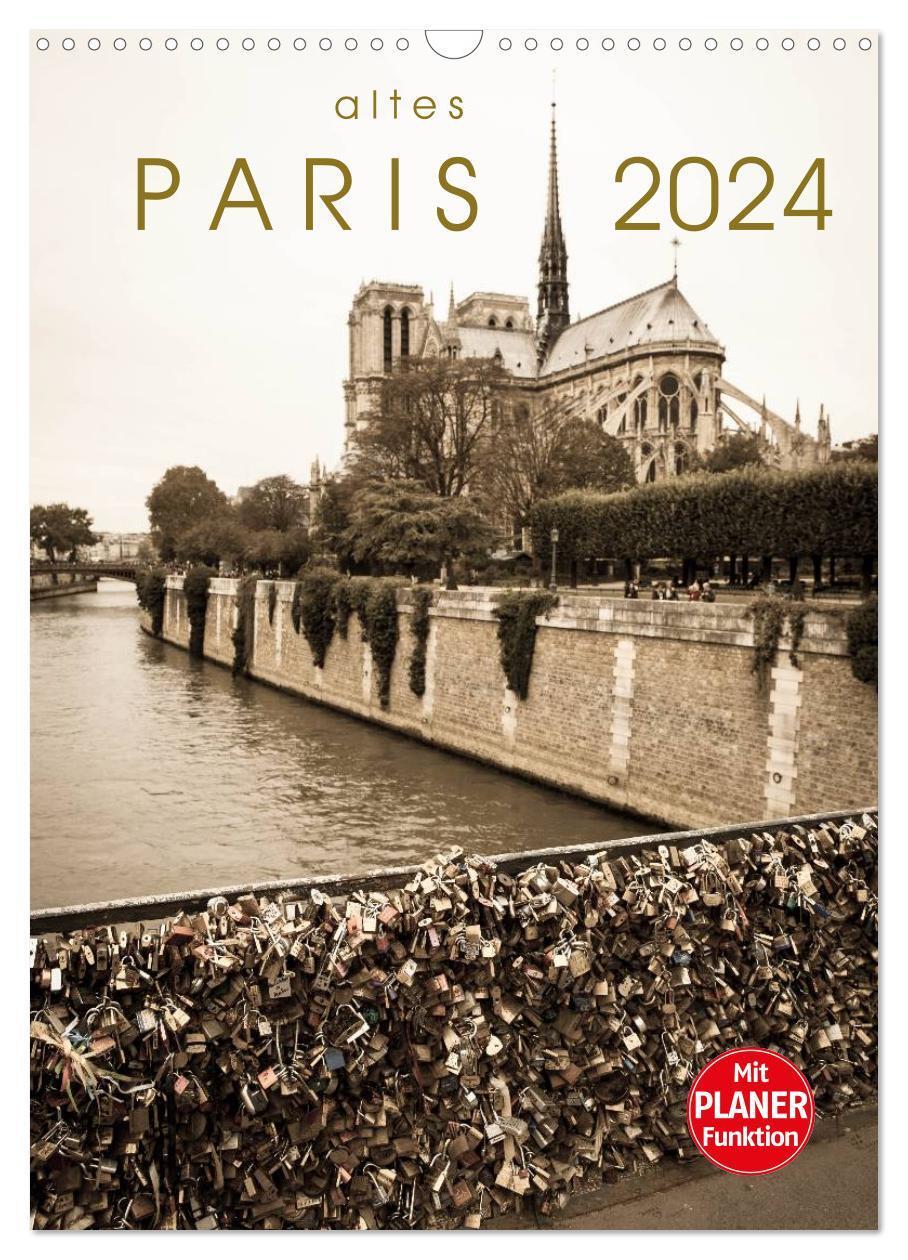 Cover: 9783383330544 | altes Paris 2024 (Wandkalender 2024 DIN A3 hoch), CALVENDO...