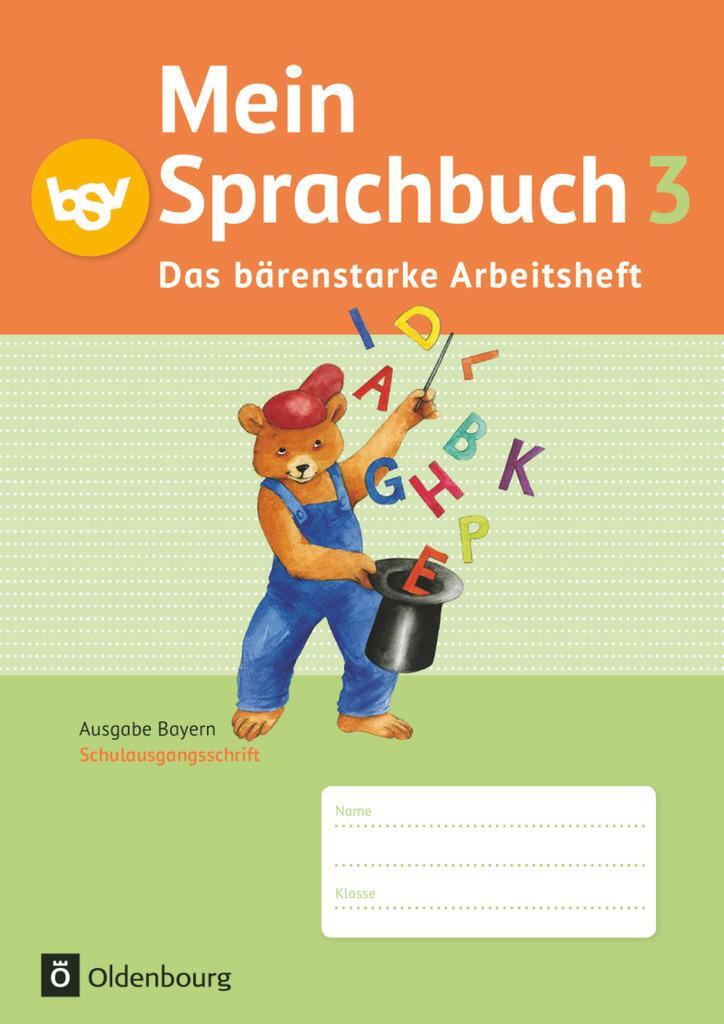 Cover: 9783637001343 | Mein Sprachbuch 3. Jahrgangsstufe. Das bärenstarke Arbeitsheft Bayern