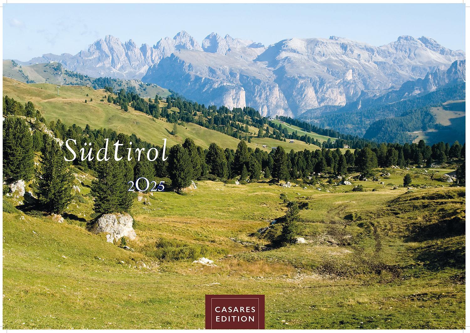 Cover: 9781835240076 | Südtirol 2025 S 24x35 cm | Kalender | 14 S. | Deutsch | 2025