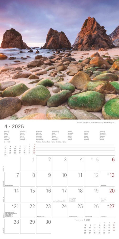 Bild: 4251732340896 | Alpha Edition - Am Meer 2025 Broschürenkalender, 30x30cm,...