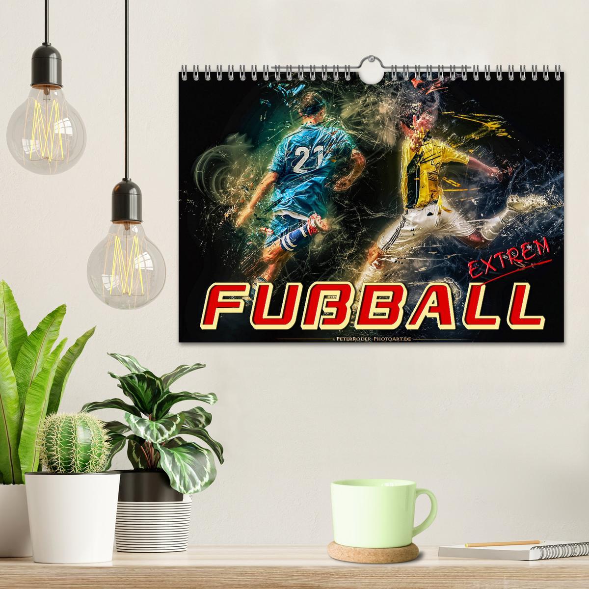 Bild: 9783435161546 | Fußball - extrem (Wandkalender 2025 DIN A4 quer), CALVENDO...