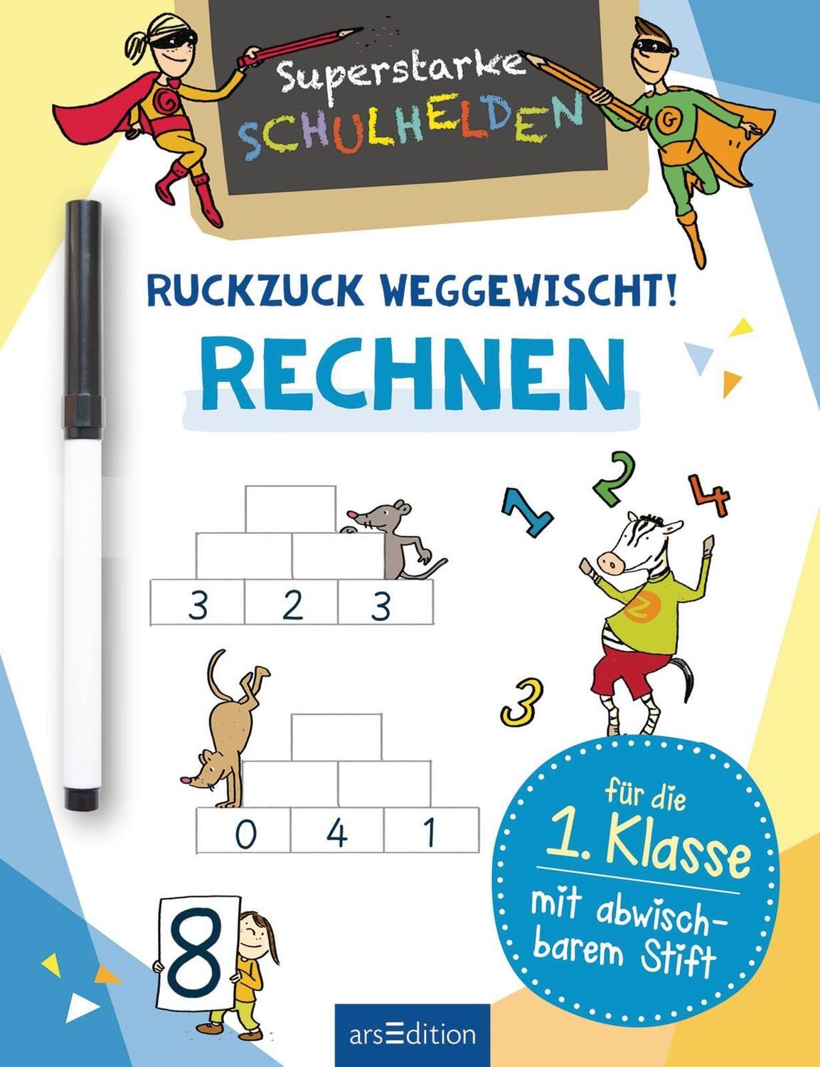 Bild: 9783845834597 | Superstarke Schulhelden - Ruckzuck weggewischt! Rechnen | Taschenbuch