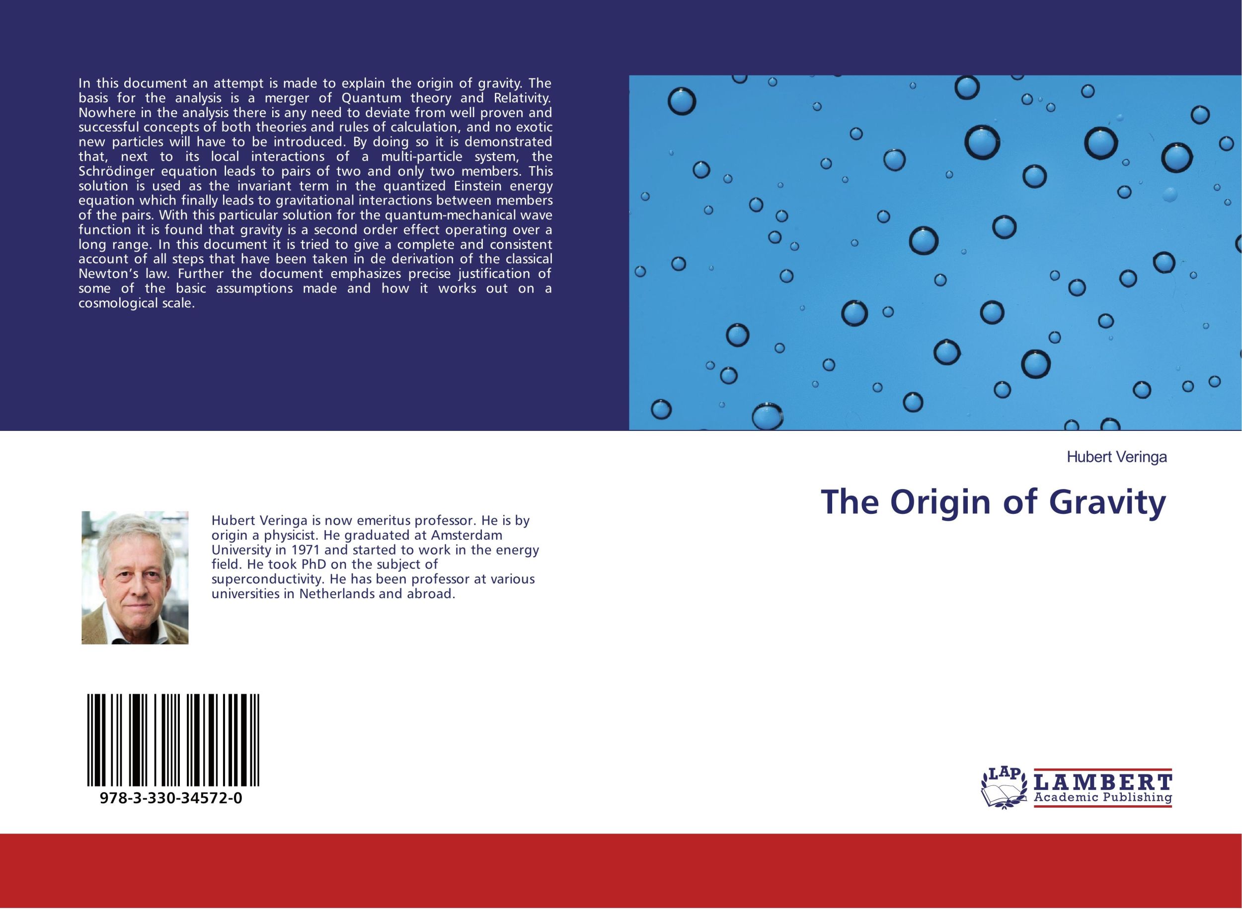 Cover: 9783330345720 | The Origin of Gravity | Hubert Veringa | Taschenbuch | Paperback