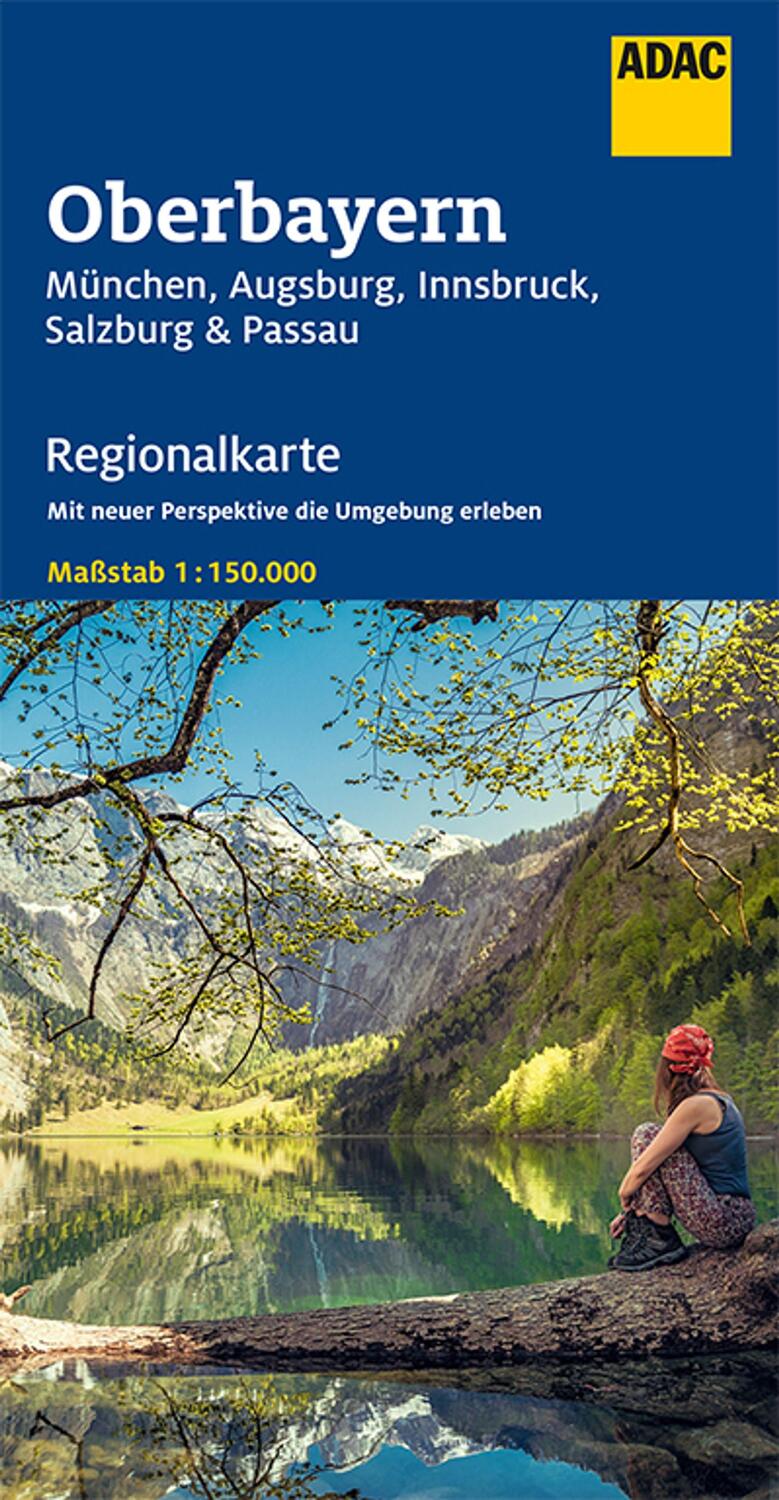 Cover: 9783826414190 | ADAC Regionalkarte Blatt 16 Oberbayern 1:150 000 | (Land-)Karte | 2020