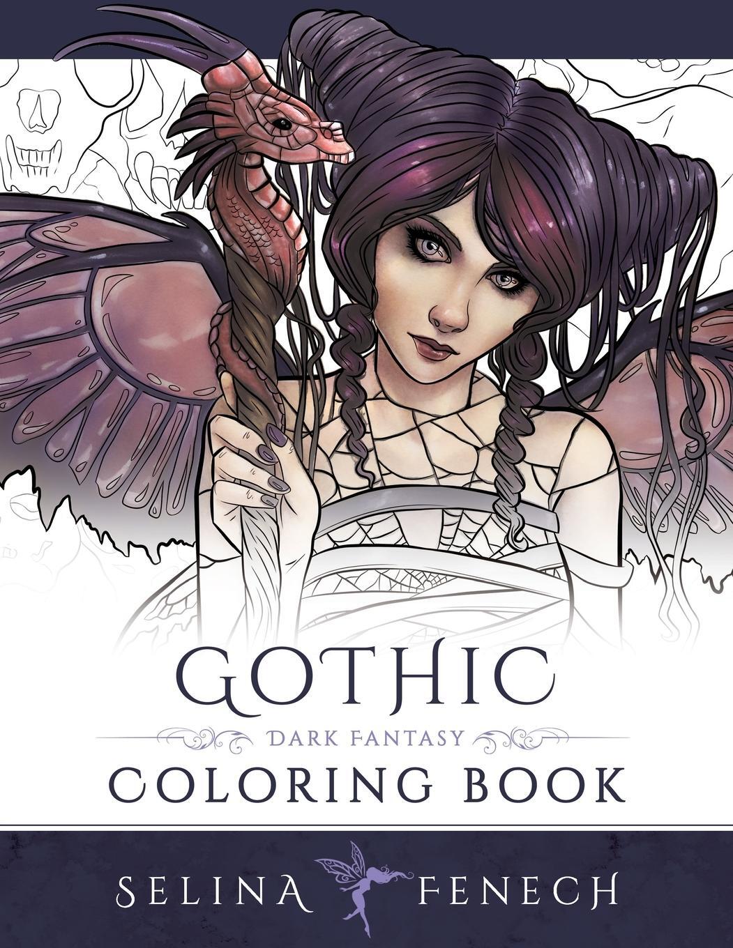 Cover: 9780994355461 | Gothic - Dark Fantasy Coloring Book | Selina Fenech | Taschenbuch