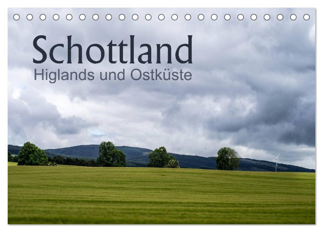 Cover: 9783435689880 | Schottland Highlands und Ostküste (Tischkalender 2025 DIN A5 quer),...