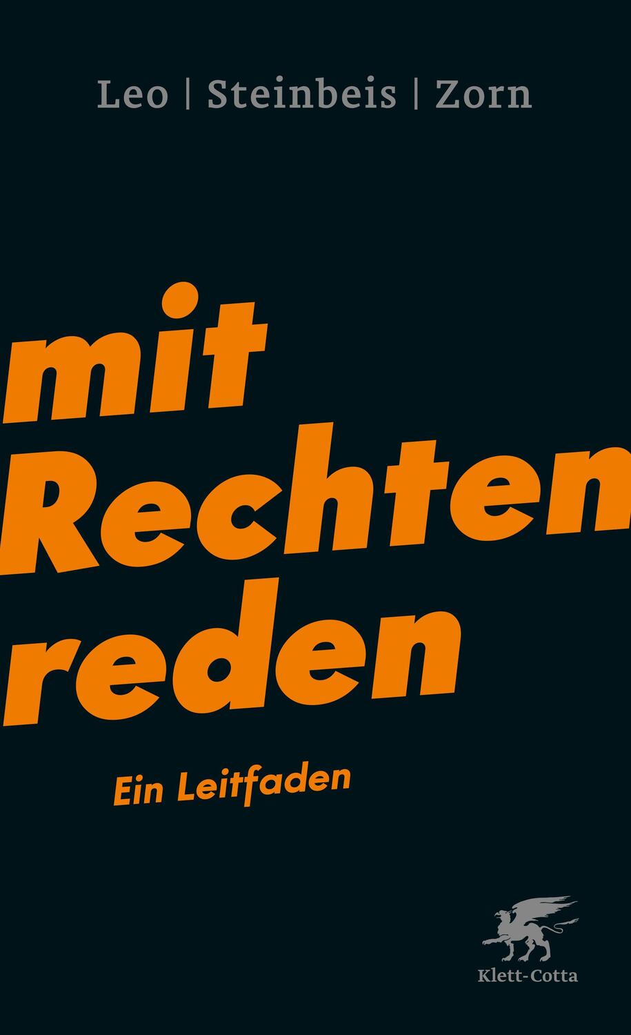 Cover: 9783608961812 | Mit Rechten reden | Ein Leitfaden | Per Leo (u. a.) | Taschenbuch