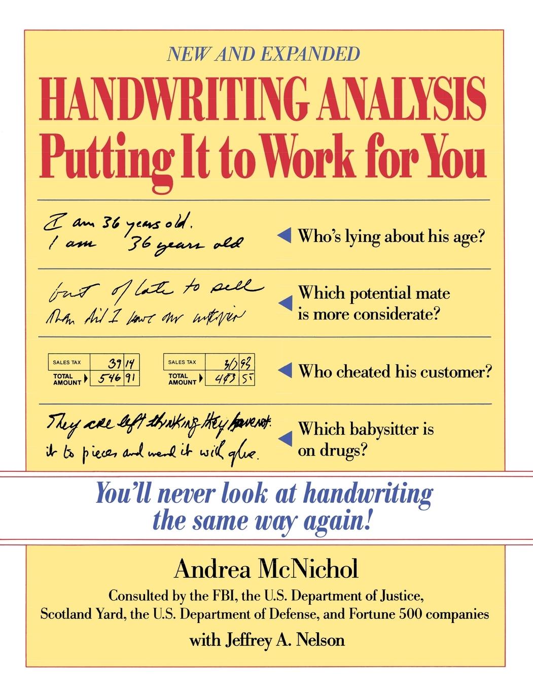 Cover: 9780809235667 | Handwriting Analysis | Putting It to Work for You | Mcnichol (u. a.)