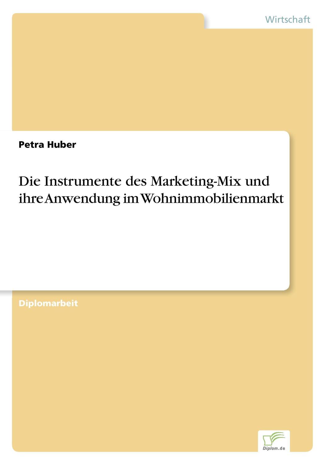 Cover: 9783838602332 | Die Instrumente des Marketing-Mix und ihre Anwendung im...