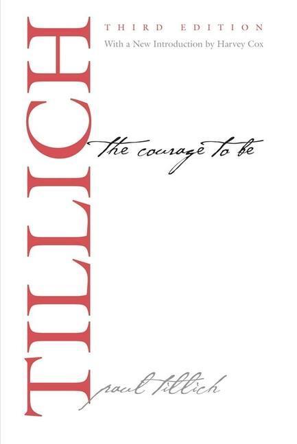 Cover: 9780300188790 | The Courage to Be | Third Edition | Paul Tillich | Taschenbuch | 2014