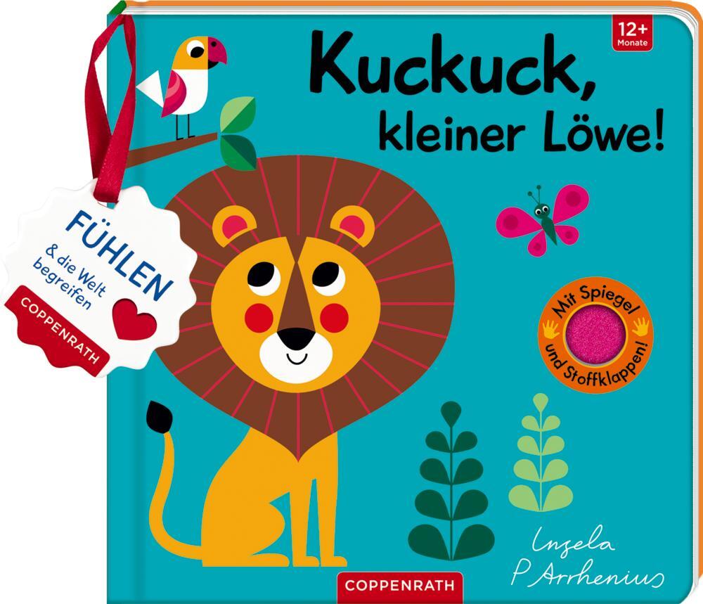 Cover: 9783649626879 | Mein Filz-Fühlbuch: Kuckuck, kleiner Löwe! | Ingela P. Arrhenius