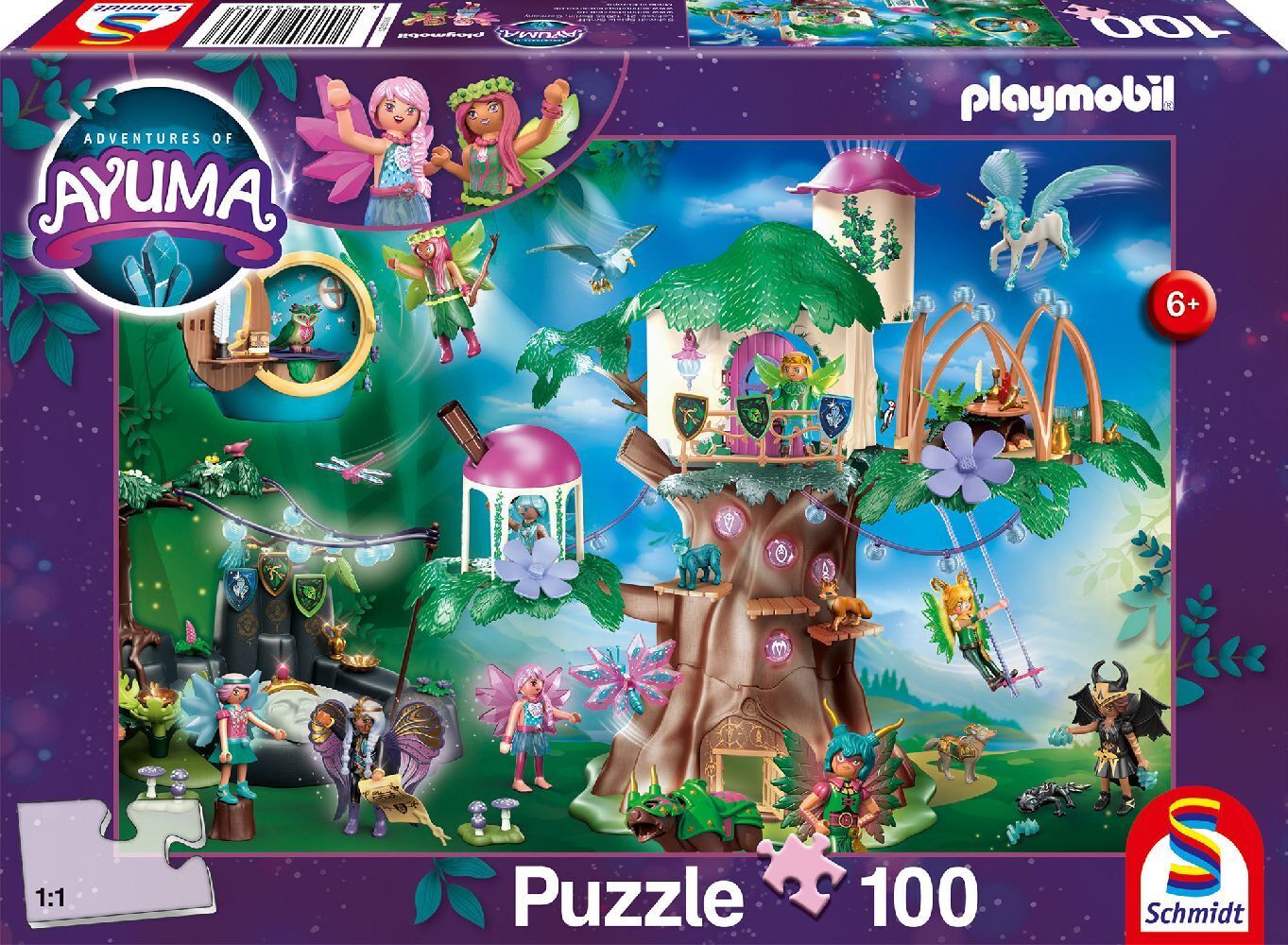 Cover: 4001504564803 | Ayuma, Der magische Feenwald, 100 Teile | Kinderpuzzle Playmobil
