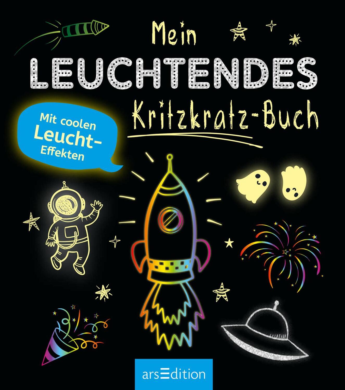 Bild: 9783845844220 | Mein leuchtendes Kritzkratz-Buch | Mit coolen Leucht-Effekten | Buch